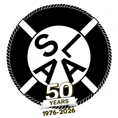 Anniversary logo celebrating 50 years (1976–2026) with crossed oars, a rope border, and a gold '50 Years' badge.